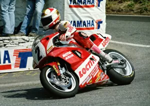 Images Dated 7th September 2019: Brian Morrison (Loctite Yamaha) 1991 Senior TT