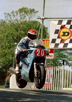 Images Dated 20th September 2019: Brian Morrison (Suzuki) 1986 Production A TT