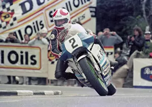 Images Dated 16th March 2021: Brian Reid (Yamaha) 1986 Formula One TT