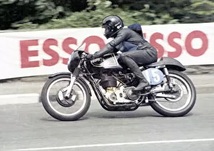 Images Dated 30th August 2021: Brian Richards (AJS) 1980 TT Parade Lap