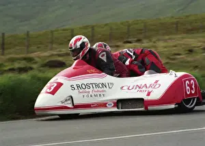 Brian Rostron & Greg Mahon (Baker Yamaha) 2002 Sidecar TT