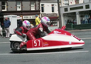 Images Dated 21st June 2020: Brian Rostron & Ian Gemmell (Winstanley Yamaha) 1995 Sidecar TT