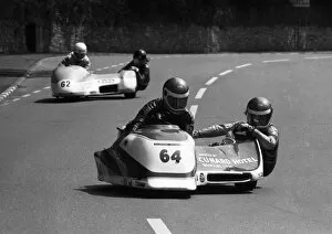 Images Dated 9th December 2016: Brian Rostron & Tony Wilde (Yamaha) 1985 Sidecar TT