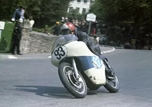 Images Dated 25th July 2020: Brian Sapsford (AJS) 1967 Junior TT