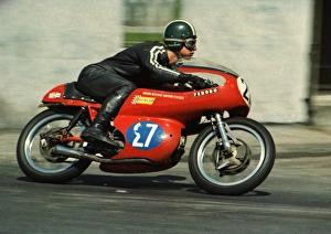 Images Dated 22nd March 2018: Brian Steenson (Aermacchi) 1969 Junior TT
