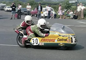 Images Dated 15th December 2019: Brian Webb & Colin Booker (Yamaha) 1978 Sidecar TT