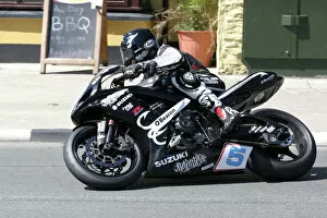 Images Dated 4th June 2008: Bruce Anstey at Parliament Square: 2008 Supersport TT
