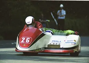 Bruce Moore & Guy Lowe (Shellbourne Yamaha) 1992 Sidecar TT