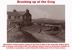 Brushing up at the Creg