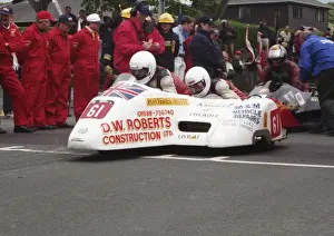 Bryan Pedder & Mark Adams (Shellbourne Honda) 1998 Sidecar TT