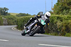 Images Dated 19th October 2020: Callum Collister (Bullock Kawasaki) 2014 Supertwin Manx Grand Prix