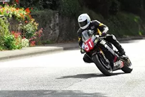Images Dated 28th August 2013: Callum Collister (Kawasaki) 2013 Newcomers Manx Grand Prix