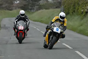 Callum Collister and Peter Creer (Honda) 2009 Jurby Road