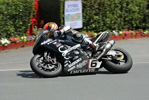 Images Dated 13th April 2021: Cameron Donald (TAS Suzuki) 2008 Senior TT