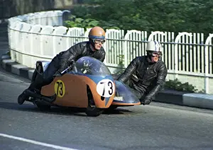 Campbell Smith & Bob Steele (BSA) 1969 750cc Sidecar TT