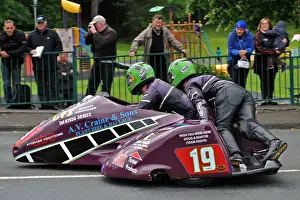 Carl Fenwick & Phil Knapton (Shelbourne Yamaha) 2014 Sidecar TT