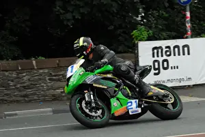 2013 Junior Manx Grand Prix Prints: Carl Roberts (Kawasaki) 2013 Junior Manx Grand Prix