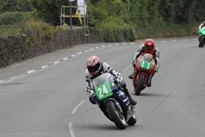Images Dated 13th June 2009: Carl Salvage (Yamaha) and Phil Wakefield (Honda) 2009 Post TT
