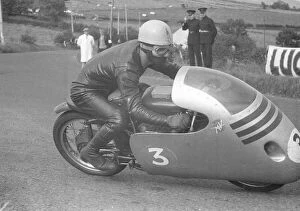 Carlo Ubbiali Gallery: Carlo Ubbiali (MV) 1956 Lightweight Ulster Grand Prix