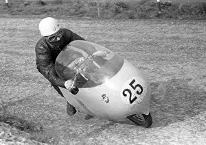 Images Dated 26th April 2021: Carlo Ubbiali (MV) 1957 Ultra Lightweight TT