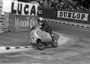Images Dated 31st October 2016: Cecil Sandford (Guzzi) 1957 Lightweight TT