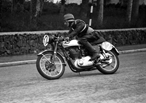 Images Dated 15th August 2016: Charles McLean (BSA) 1955 Junior Clubman TT