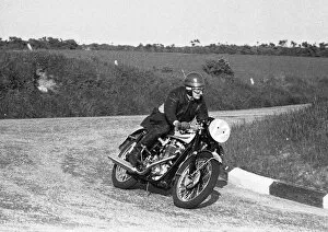 Images Dated 27th August 2020: Charles McLean (BSA) 1955 Junior Clubman TT