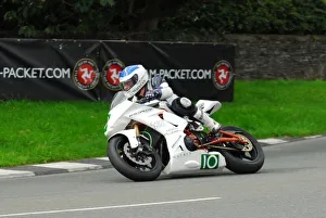 Charles Rhys Hardisty Gallery: Charles Rhys Hardisty (REPS Kawasaki) Super Twin Manx Grand Prix