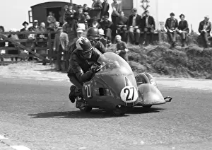 Charlie Freeman & Keith Scott (Norton) 1967 Sidecar TT