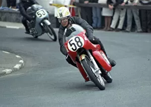 Images Dated 10th July 2020: Charlie Garner (Bultaco) 1969 Ultra Lightweight TT