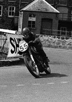 Images Dated 6th July 2019: Charlie Gray (AJS) 1950 Junior Ulster Grand Prix