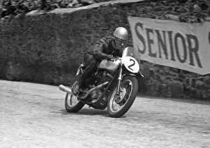 Images Dated 30th September 2020: Charlie Salt (BSA) 1957 Senior TT