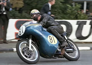 Images Dated 2nd July 2021: Charlie Sanby (Norton) 1966 Junior TT