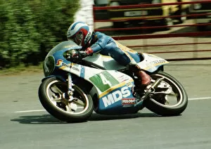 Images Dated 2nd September 2019: Charlie Williams (Yamaha) 1984 Junior TT