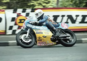 Images Dated 19th July 2020: Chas Mortimer (Kawasaki) 1981 Formula One TT