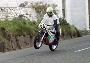 Images Dated 28th July 2021: Chas Thomson (Yamaha) 1980 Junior Manx Grand Prix
