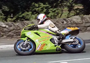Chris Bray (CAM Kawasaki) 1996 Senior Manx Grand Prix