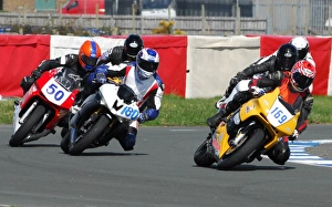 Images Dated 16th April 2016: Chris Bullley (Honda), Peter Wilkinson (Yamaha), Robert Temple (Honda); April; Jurby