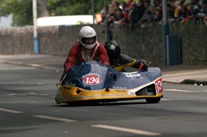 Images Dated 2004 June: Chris Forster & Derek Portwood (Kawasaki) 2004 Classic Parade Lap