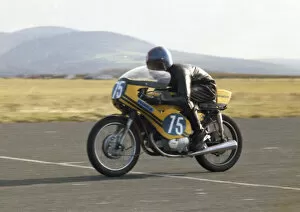 Images Dated 27th October 2020: Chris Grose (Honda) 1976 Jurby Airfield