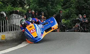 Chris Lawrance & Darren Prentis (BLR Honda) 2015 Sidecar TT