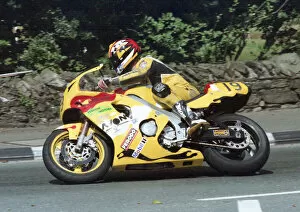 Images Dated 28th January 2021: Chris Lewis (Yamaha) 1996 Senior Manx Grand Prix