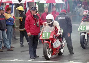 Images Dated 19th March 2021: Chris Moore (Yamaha) 1998 Lightweight TT