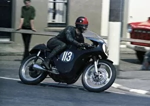 Images Dated 16th August 2016: Chris Neve (AJS) 1967 Junior TT