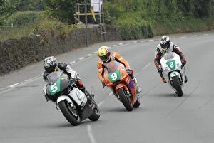 Images Dated 13th June 2009: Chris Palmer (Honda) and Ian Lougher (Barnes) and Michael Dunlop (Honda) 2009 Post TT
