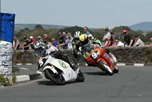 Images Dated 14th July 2011: Chris Palmer (Honda) and Ian Lougher (Honda) 2011 Southern 100