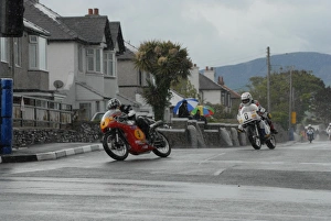 Chris Palmer Gallery: Chris Palmer (Norton) and Guy Martin (Triumph) 2007 Pre TT Classic
