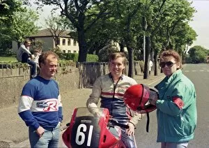 Images Dated 7th October 2016: Chris Petty (Honda) 1987 Formula 2 TT