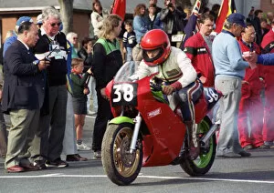 Chris Petty (Kawasaki) 1990 Lightweight 400 TT