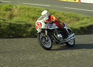 Images Dated 17th December 2017: Chris Revett (Honda) 1974 Production TT